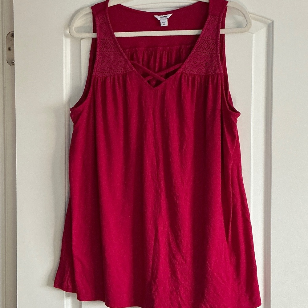 Sonoma Women's Red Tank Top